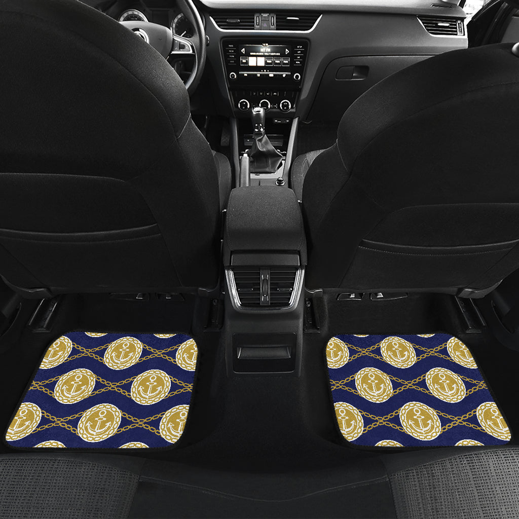 Anchor Luxury Pattern Car Floor Mats Front Back