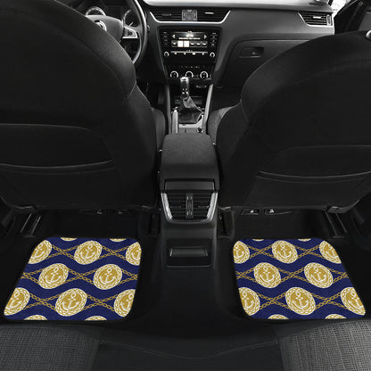Anchor Luxury Pattern Car Floor Mats Front Back