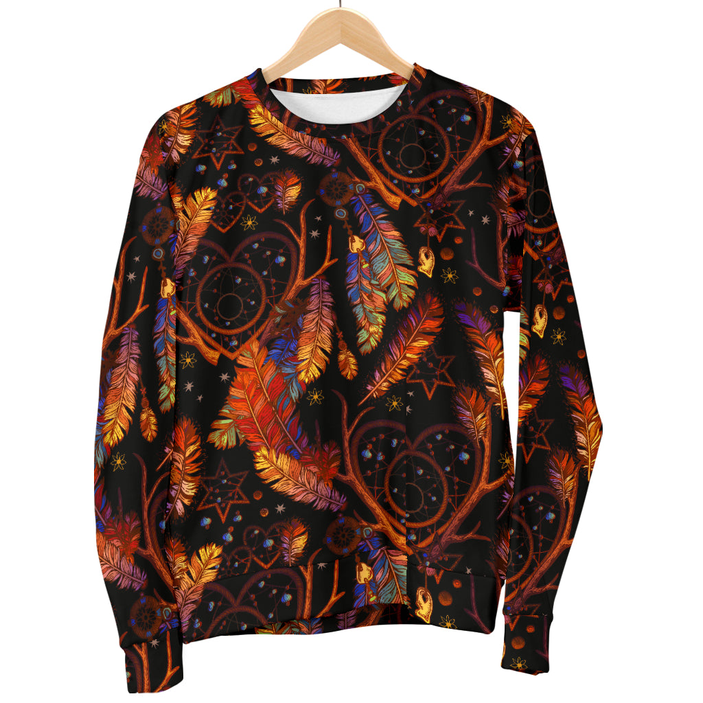 Dream Catcher Native American Design Women Long Sleeve Sweatshirt