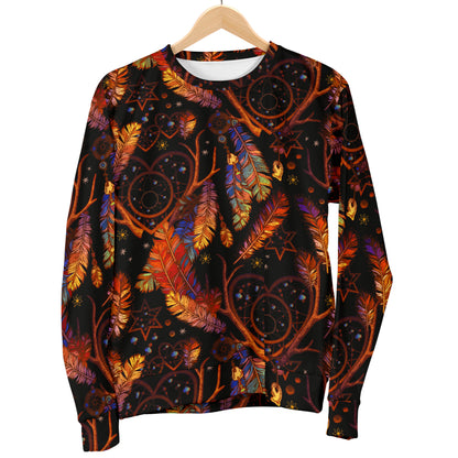 Dream Catcher Native American Design Women Long Sleeve Sweatshirt