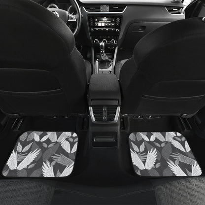 Angel Wings Pattern Design Themed Print Car Floor Mats Front Back