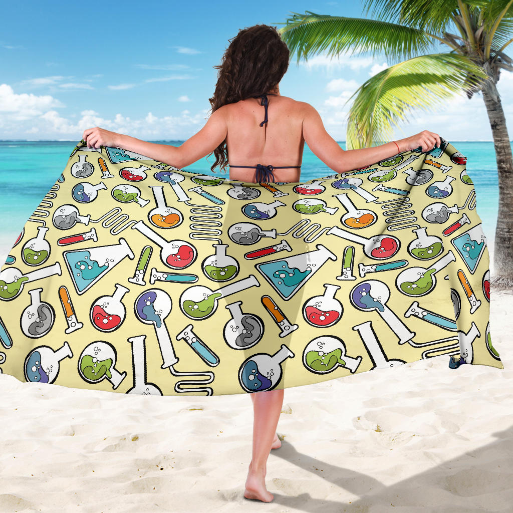 Chemical Pattern Print Design 04 Sarong Pareo Wrap