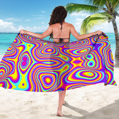 Liquid Pattern Print Design 06 Sarong Pareo Wrap