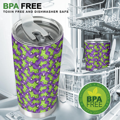 Zombie Foot Design Pattern Print Tumbler