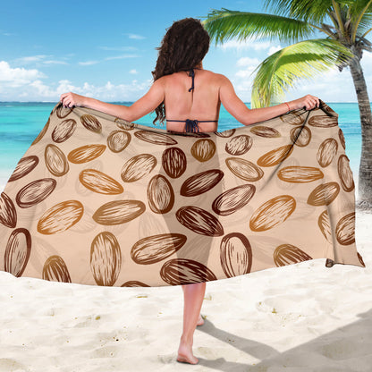 Almond Pattern Print Design 02 Sarong Pareo Wrap