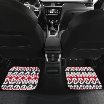 Maori Classic Themed Design Print Car Floor Mats Front Back