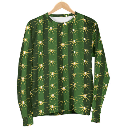 Cactus Skin Print Pattern Men Long Sleeve Sweatshirt