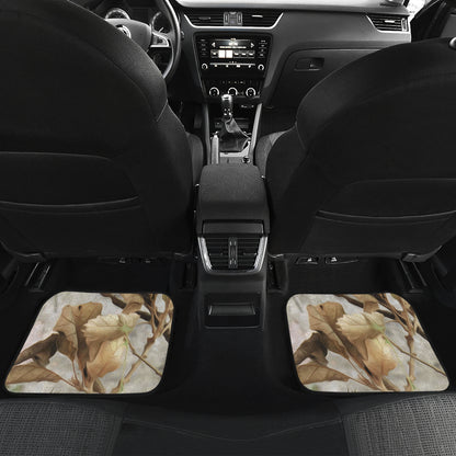 Camo Realistic Tree Forest Print Car Floor Mats Front Back