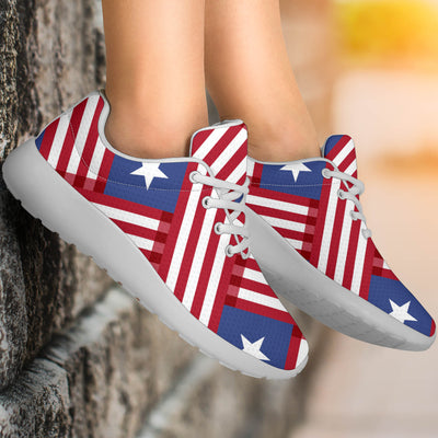 American flag Pattern Athletic Shoes