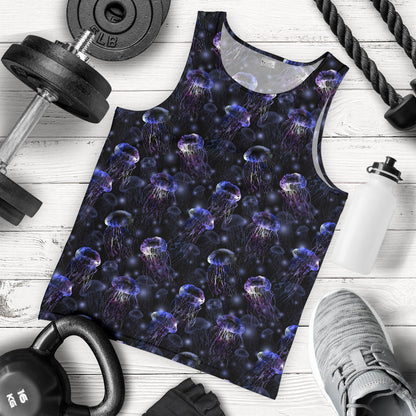 Jellyfish Themed Men Tank Top