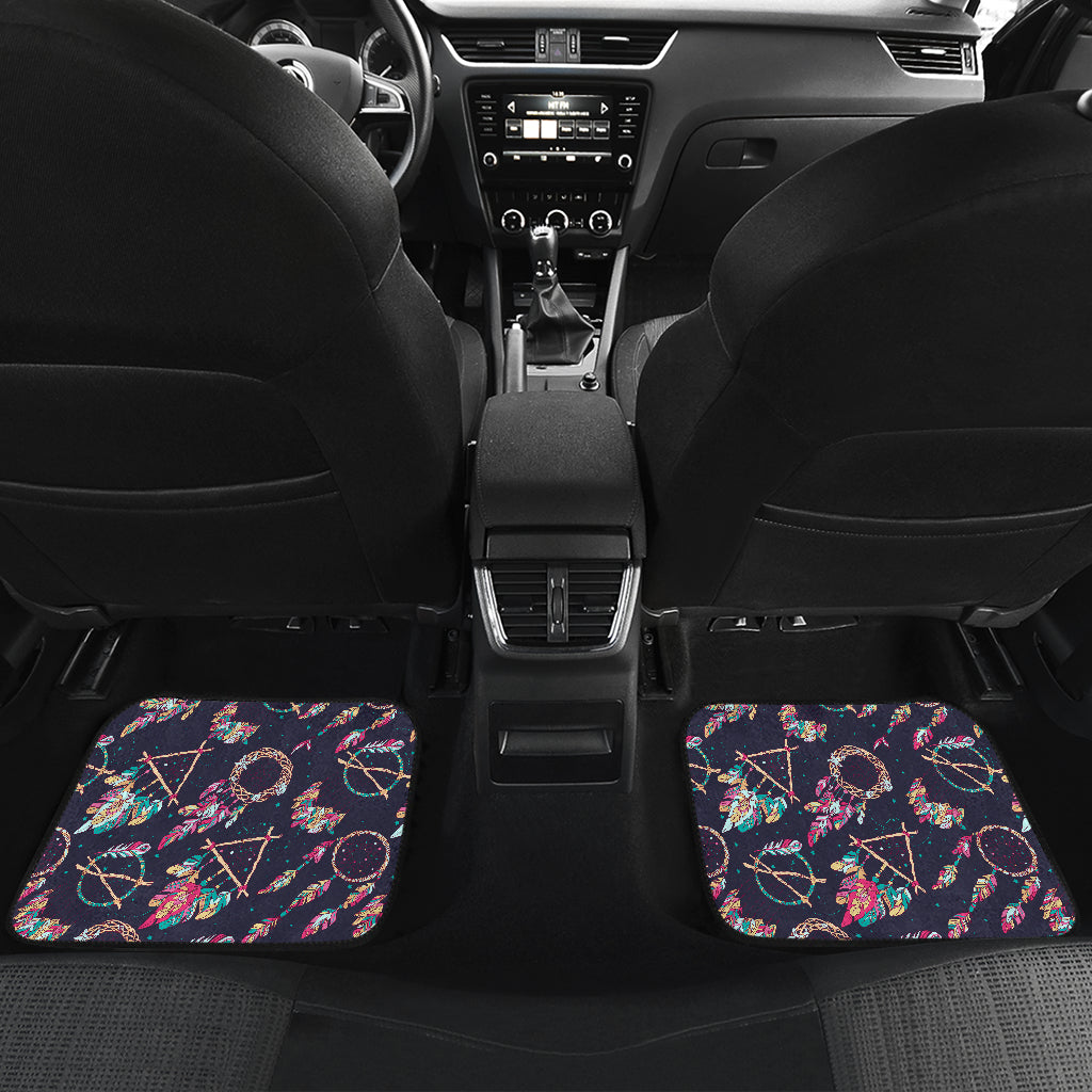 Boho Dream Catcher Colorful Car Floor Mats Front Back