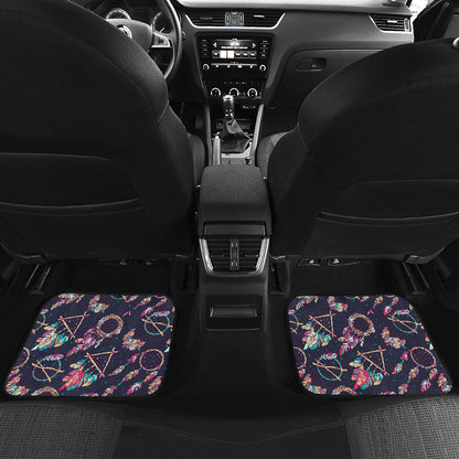 Boho Dream Catcher Colorful Car Floor Mats Front Back