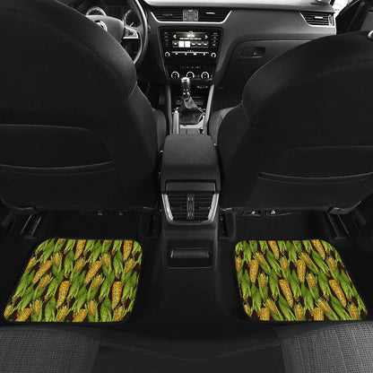 Agricultural Corn cob Print Car Floor Mats Front Back