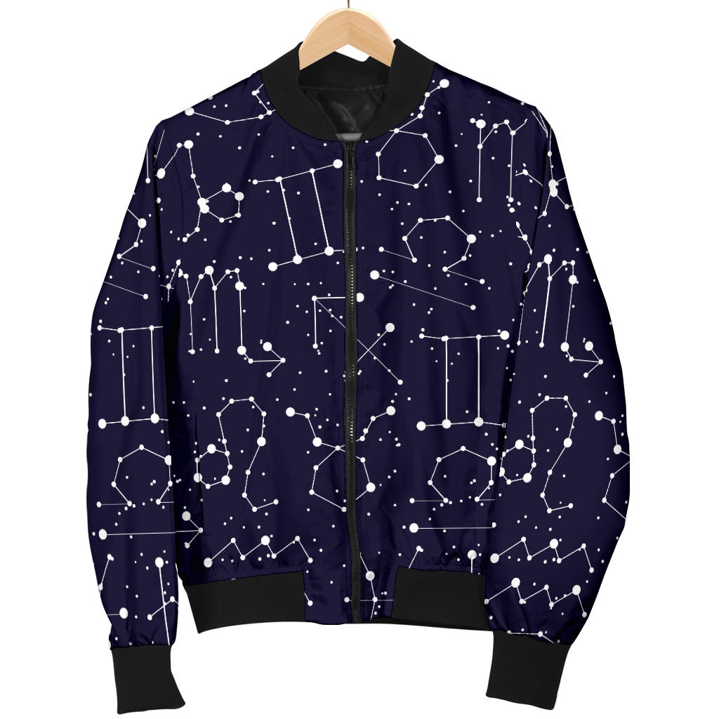 Zodiac Pattern Design Print Men Bomber Jacket
