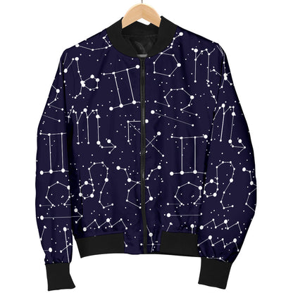 Zodiac Pattern Design Print Men Bomber Jacket