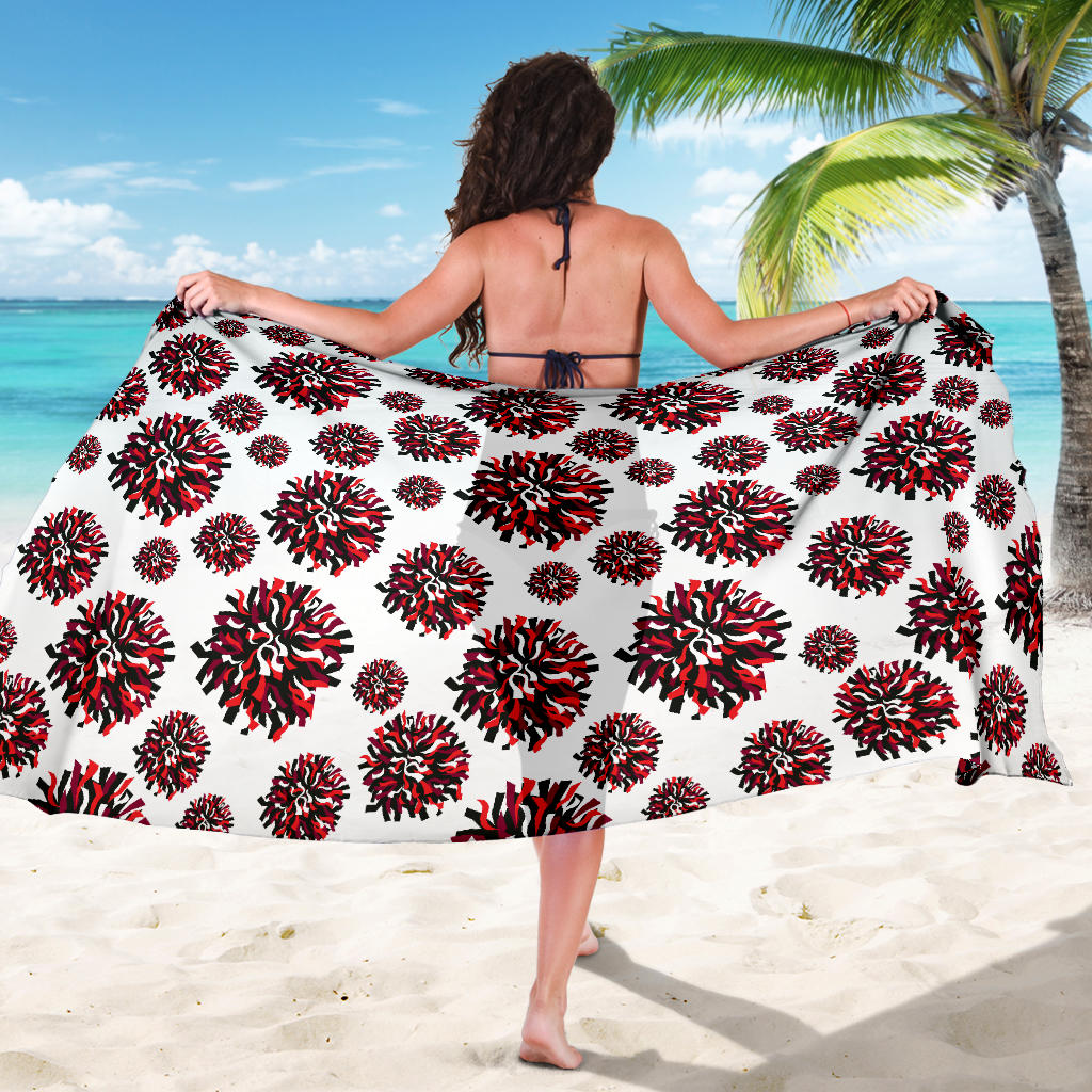 Cheerleader Pattern Print Design 01 Sarong Pareo Wrap