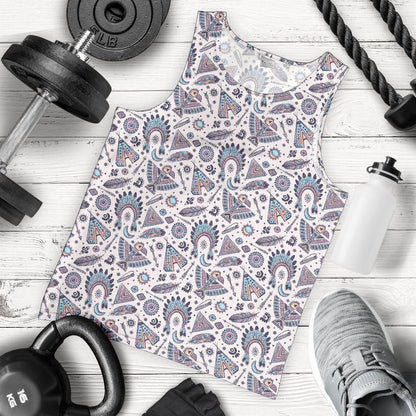 Eagles Native American Indian Symbol Men Tank Top