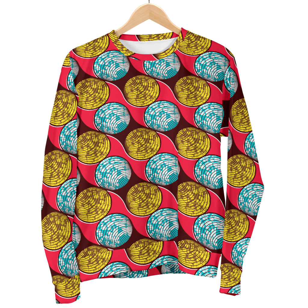 African Fashion Print Pattern Women Long Sleeve Sweatshirt