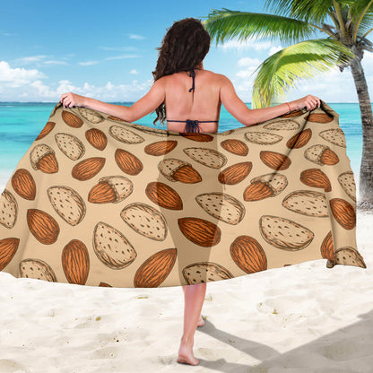 Almond Pattern Print Design 04 Sarong Pareo Wrap