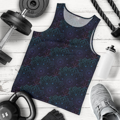 Boho Floral Mandala Men Tank Top