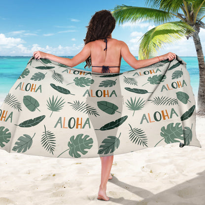 Aloha Hawaii Pattern Print Design 05 Sarong Pareo Wrap
