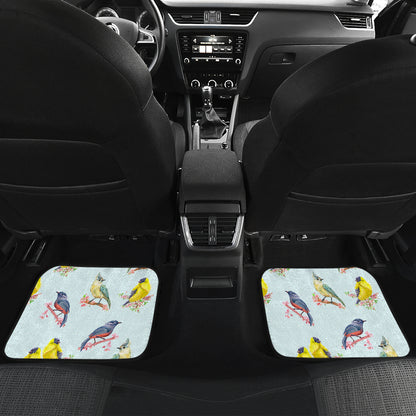 Bird Sweet Themed Print Pattern/carfloormat.jpg Car Floor Mats Front Back
