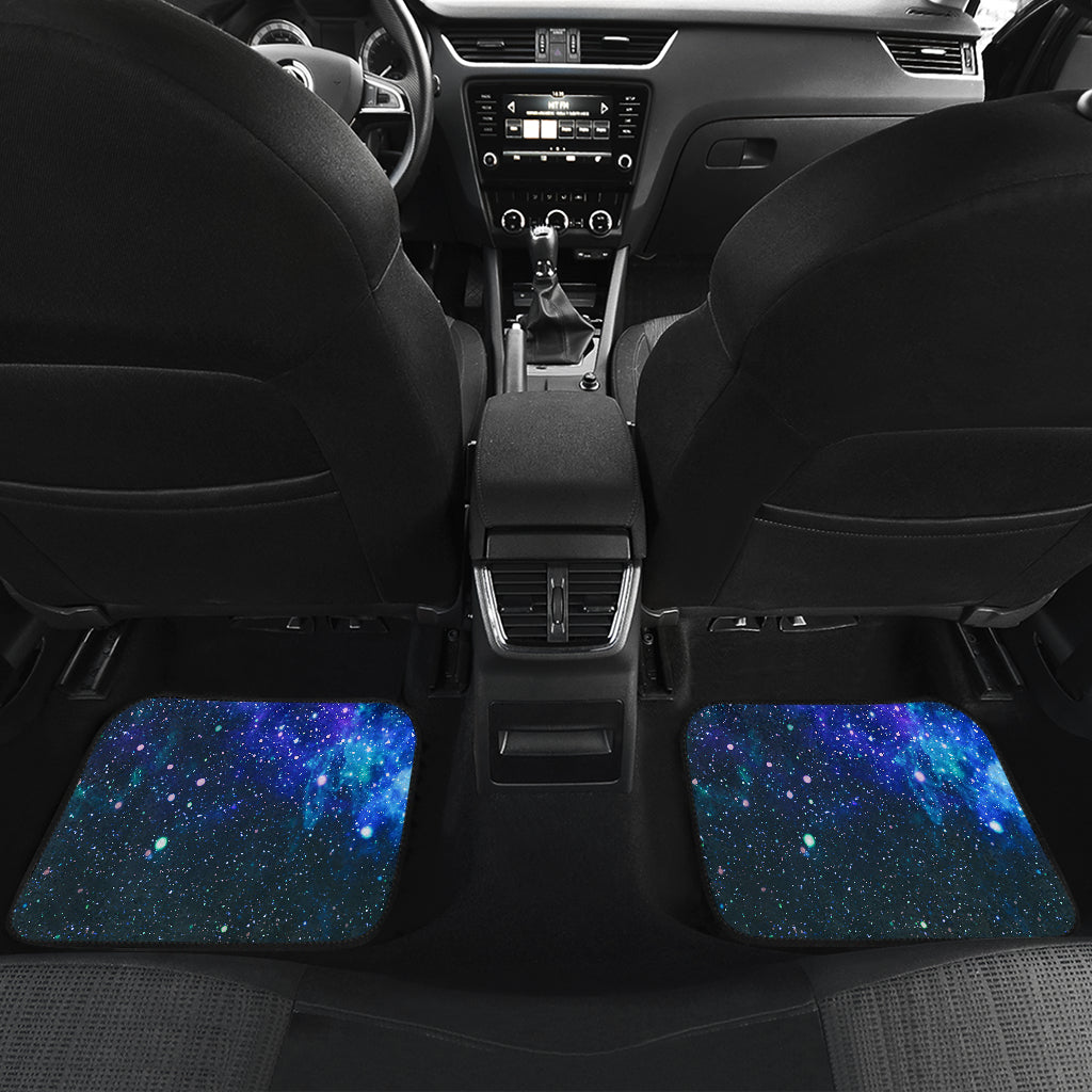 Galaxy Stardust Planet Space Print Car Floor Mats Front Back