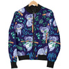 Koala Themed Design Print Men Bomber Jacket