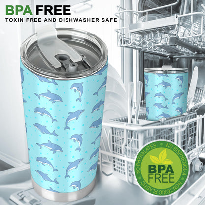 Dolphin Baby Cute Print Pattern Tumbler