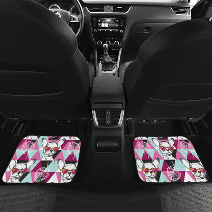 Chihuahua Cute Triangle Pattern Car Floor Mats Front Back