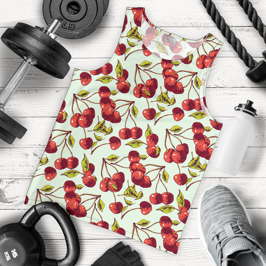 Cherry Hand Draw Men Tank Top