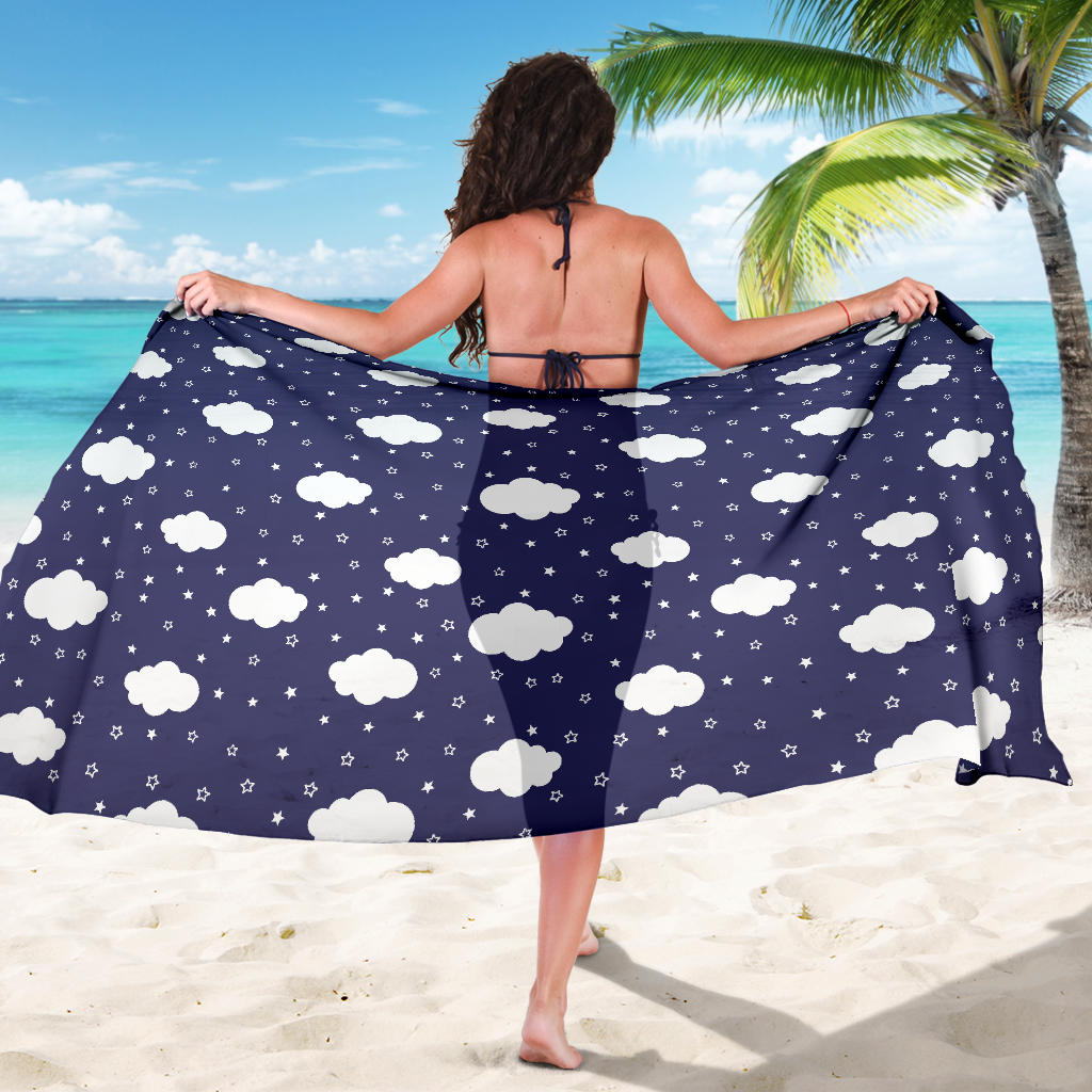 Cloud Pattern Print Design 03 Sarong Pareo Wrap