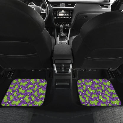 Zombie Foot Design Pattern Print Car Floor Mats Front Back