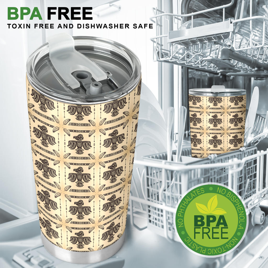 Native American Themed Design Print Tumbler