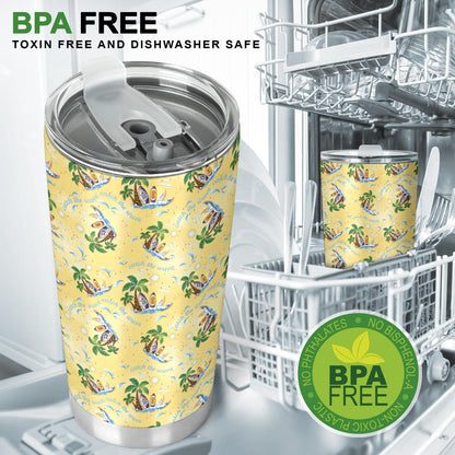 Surf Catch the Wave Design Tumbler