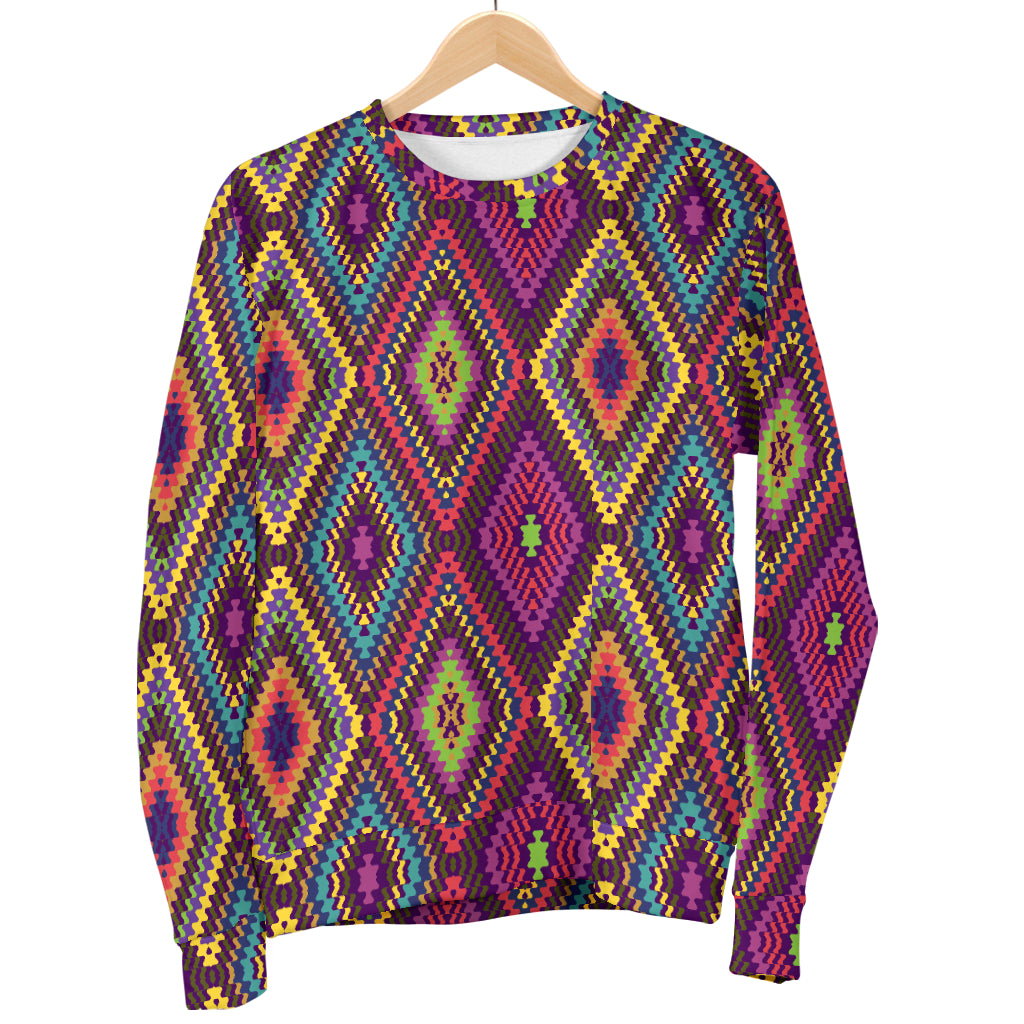 Southwestern Print  Men Long Sleeve Sweatshirt
