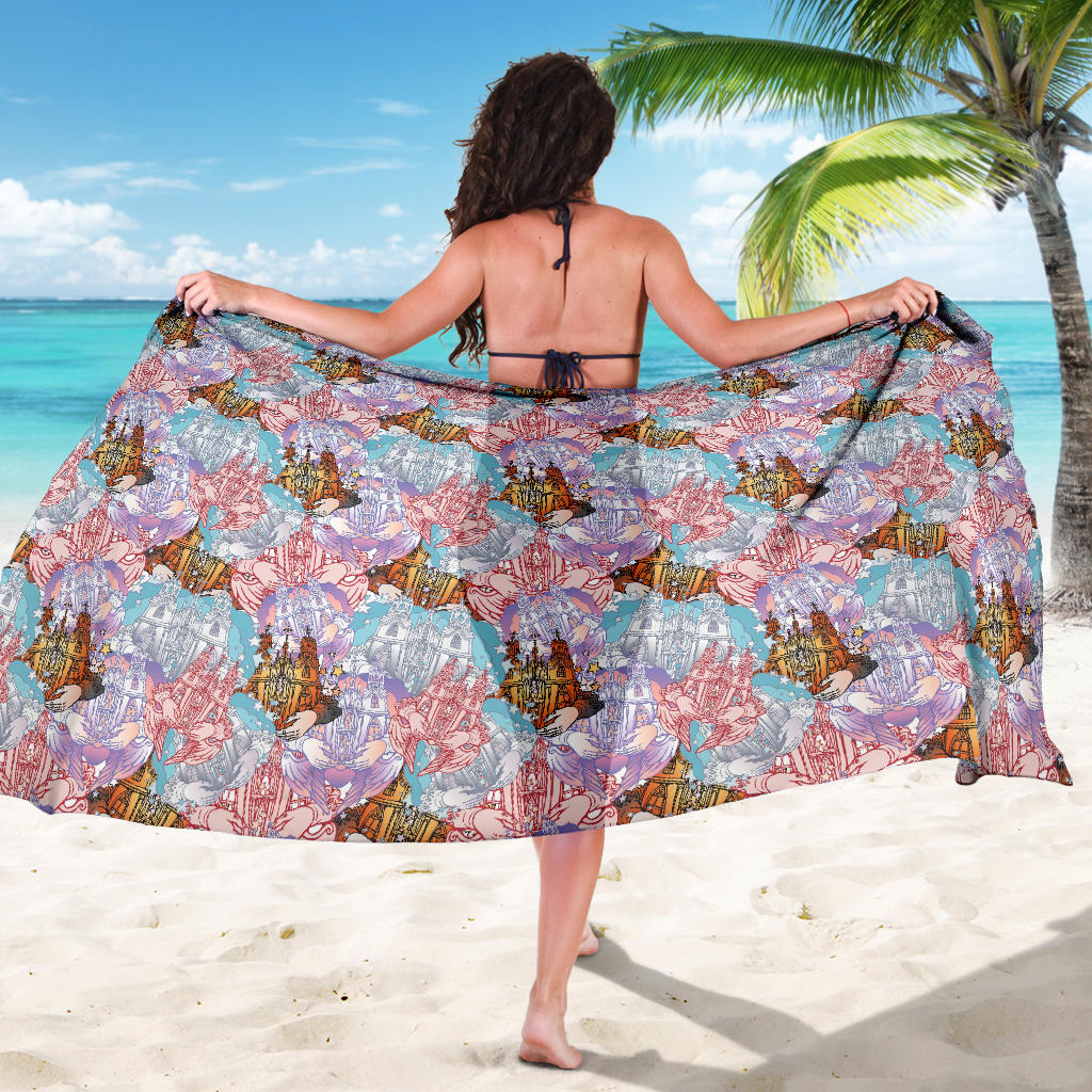 Christian Pattern Print Design 03 Sarong Pareo Wrap