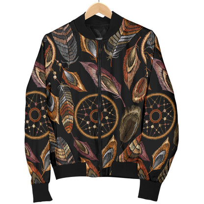 Dream catcher embroidered style Men Bomber Jacket