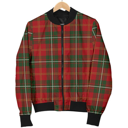 Holiday Tartan Plaid Pattern Men Bomber Jacket
