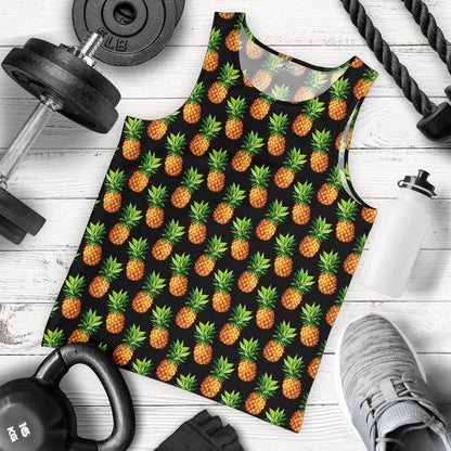 Pineapple Cute Print Design Pattern Men Tank Top