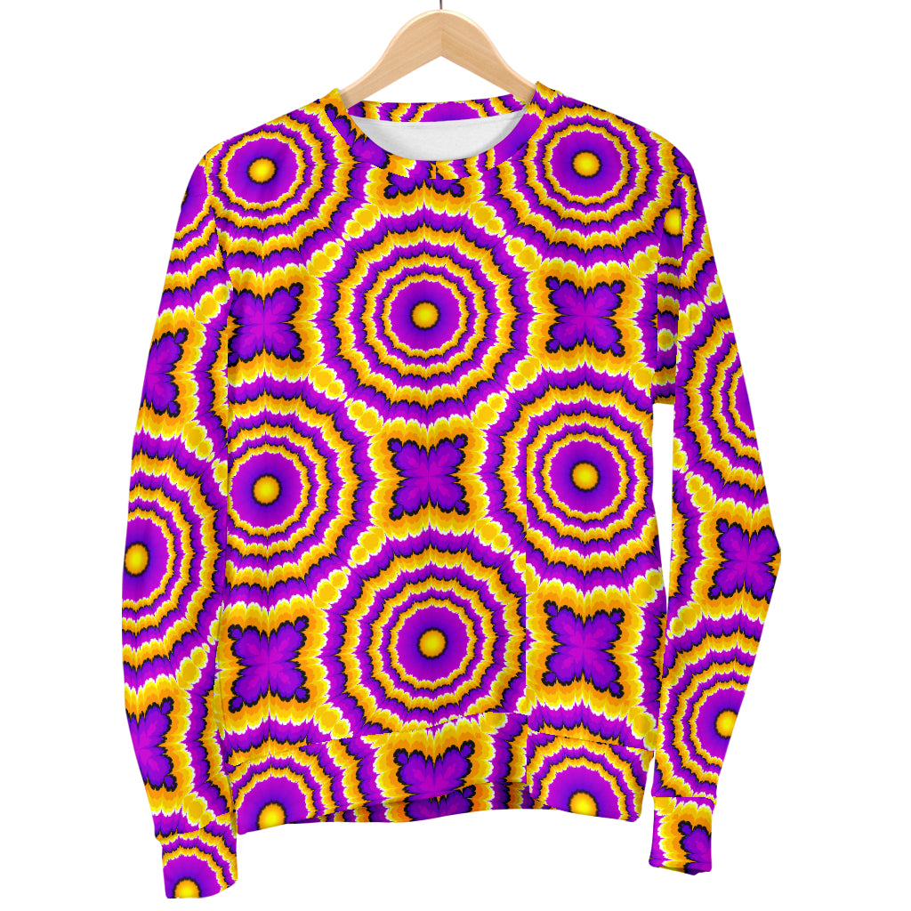 Optical illusion Expansion Men Long Sleeve Sweatshirt