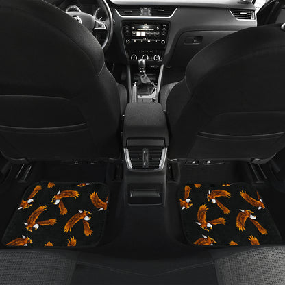 Eagles Print Pattern Car Floor Mats Front Back