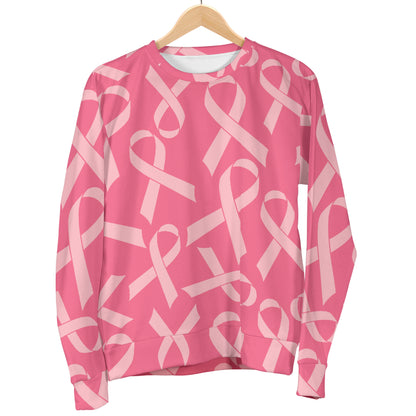 Breast Cancer Awareness Themed Men Long Sleeve Sweatshirt