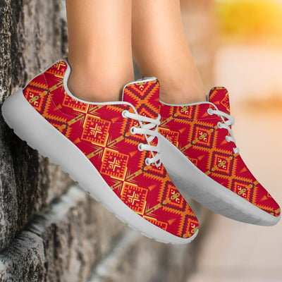 Southwest Aztec Design Themed Print Athletic Shoes