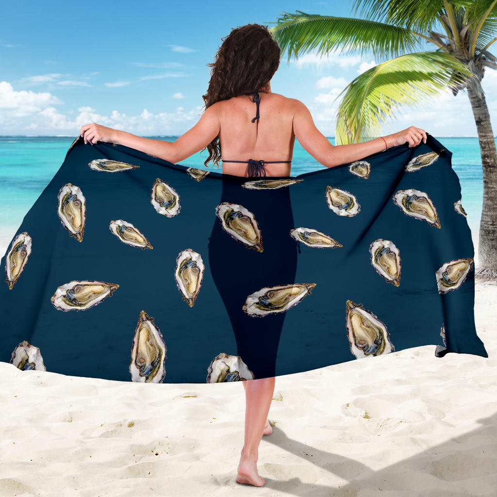 Oyster Pattern Print Design 03 Sarong Pareo Wrap