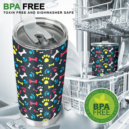 Paw Design Print Tumbler