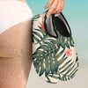 Tropical Flower Palm Leaves Aqua Water Shoes