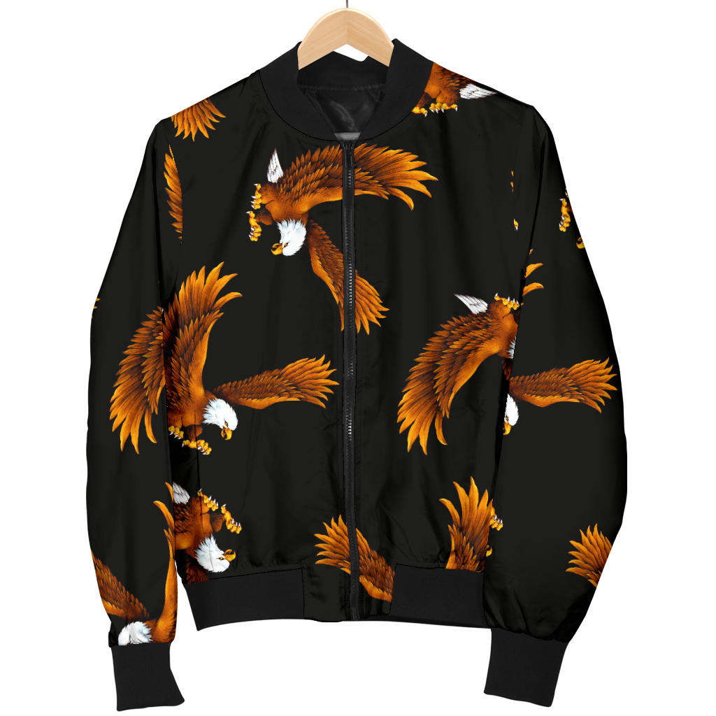 Eagles Print Pattern Men Bomber Jacket