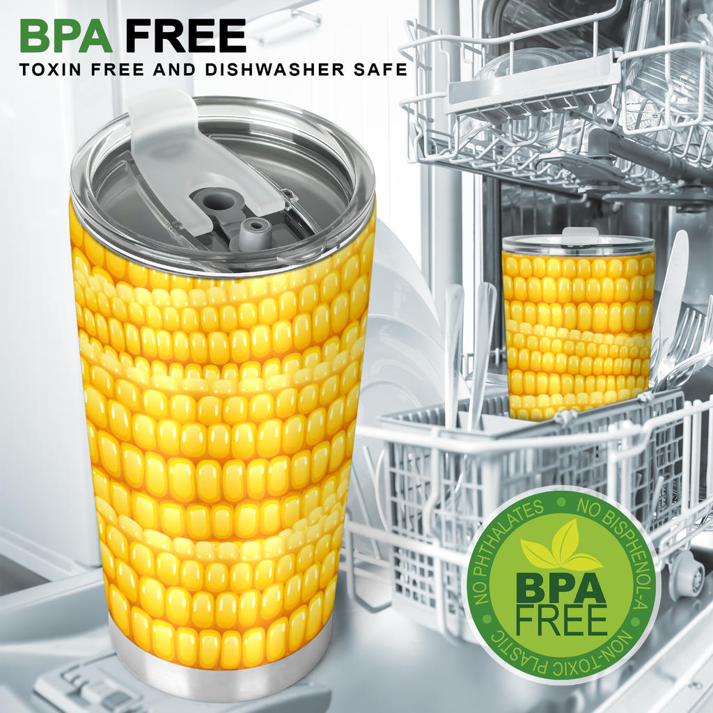 Agricultural Corn cob Pattern Tumbler