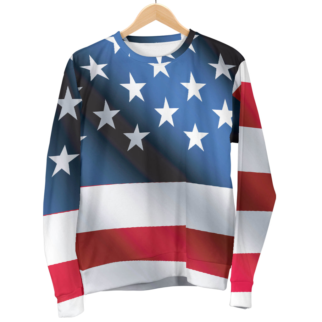 American flag Classic Women Long Sleeve Sweatshirt